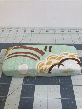 Vtg Laura Ashley Floral Eyeglass Sunglasses Fabric Covered Clamshell Hard Case
